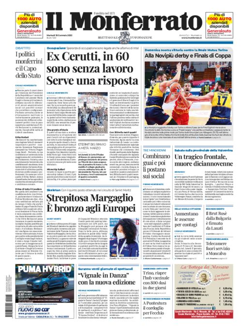 Il Monferrato - Edizione 4 del 18/01/2022